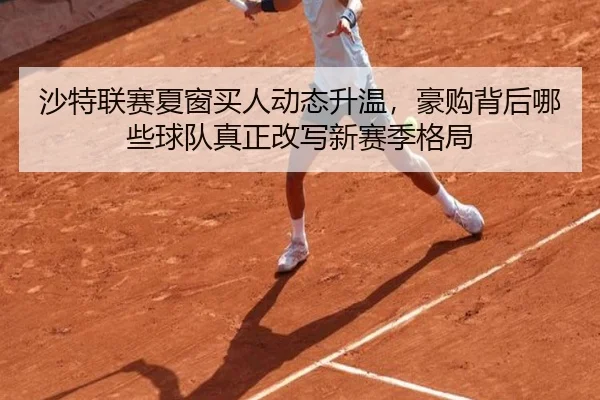 沙特联赛夏窗买人动态升温，豪购背后哪些球队真正改写新赛季格局